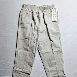 Vintage 90s Pizzazz High Waisted Khaki Mom Pants Tan Cotton Made in USA NWT 16P